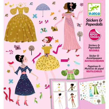 Stickers - Robes des 4 saisons - Djeco