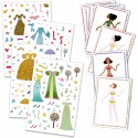 Stickers et Paper dolls : Robes des 4 saisons - Djeco