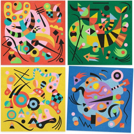 Sables colorés Abstractions - Inspired by - Djeco