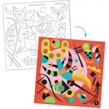 Sables colorés Abstractions - Inspired by - Djeco
