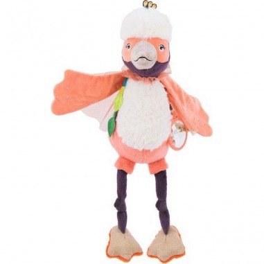 Peluche d'activité Oiseau "Dans la Jungle" - Moulin Roty