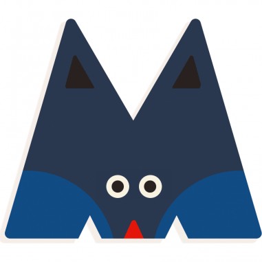 M – Lettres animaux graphiques - Djeco
