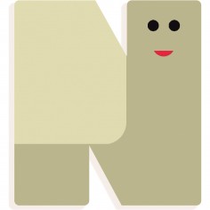 N – Lettres animaux graphiques - Djeco 2
