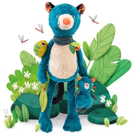 Peluche d'activité Moulin Roty Panthère - Dans la Jungle