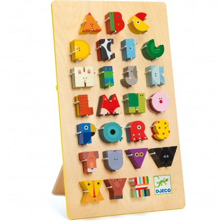 O – Lettres animaux graphiques - Djeco
