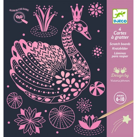 Cartes à gratter : Monde merveilleux - Djeco