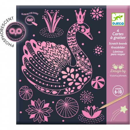 Cartes à gratter : Monde merveilleux - Djeco