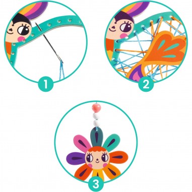 Artistic String Art : Le jardin - Djeco