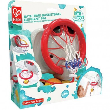 Jeu de bain Basketball éléphant - Hape - Jouet de bain - Hape Toys