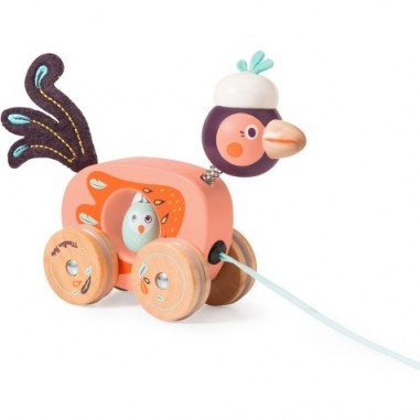 Jouet en bois à tirer Oiseau - Moulin Roty