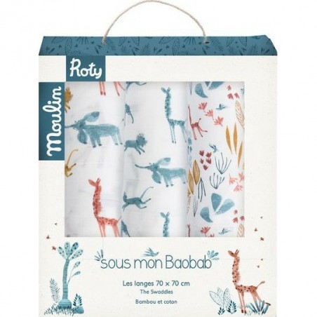 Coffret de langes - Sous Mon Baobab