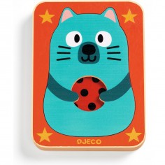 Puzzle en bois Max & Co 3 pièces - Djeco