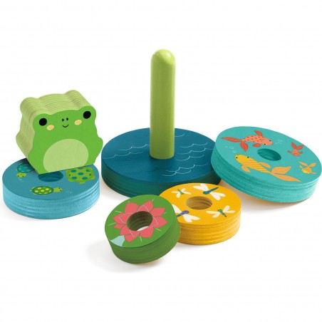 Puzzles relief - Puzz & Stack Rainbow - Djeco