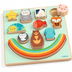 Puzzles relief - Puzz & Boom Rainbow - Djeco