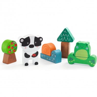 Puzzles relief - Puzz & Match Happy - Djeco