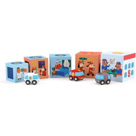 Cubes premier âge - TopaniCar - Djeco
