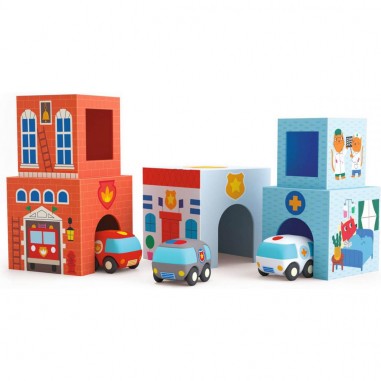 Cubes premier âge - TopaniCar - Djeco