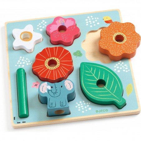 Puzzles relief - Puzz & Stack Happy - Djeco