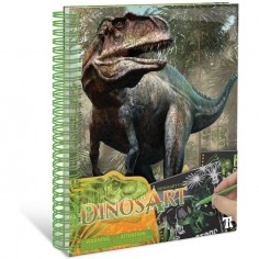 Carnets créatifs - Tableaux à gratter - Dinos Art