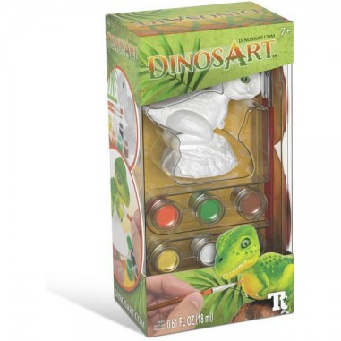 Assortiment de figurines dinosaures à peindre 6pcs - Dinos Art