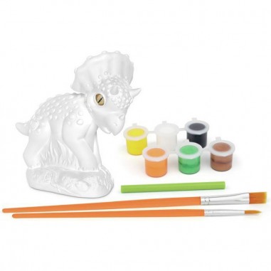 Assortiment de figurines dinosaures à peindre 6pcs - Dinos Art