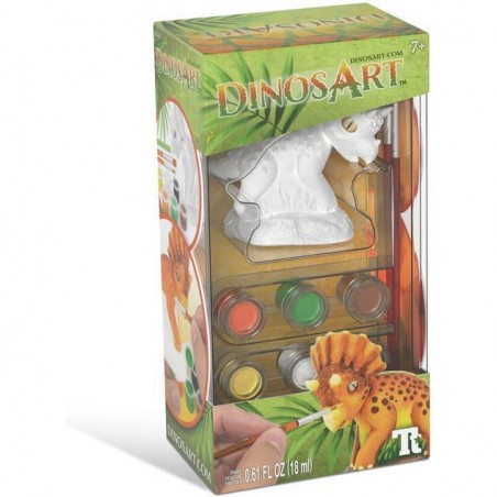 Assortiment de figurines dinosaures à peindre 6pcs - Dinos Art