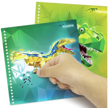 Sticker par numéro - Un jeu DinosArt - Dinos Art