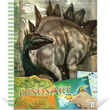 Sticker par numéro - Un jeu DinosArt - Dinos Art