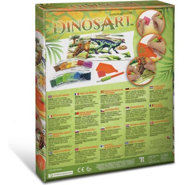 Strass par numéros : dinosaures - dinosart - Dinos Art