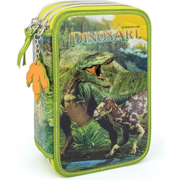 Dinos Art Trousse à crayon 3 compartiments DinosArt