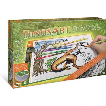 Tablette lumineuse de dessin - dinosart - Dinos Art