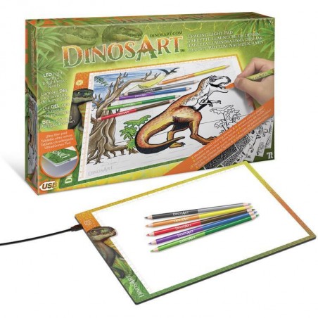Tablette lumineuse de dessin - dinosart - Dinos Art
