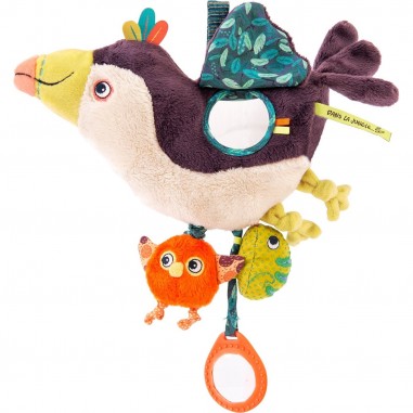 Peluche d'activités Toucan "Dans la jungle" - Moulin Roty