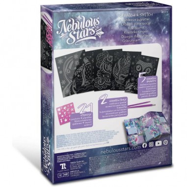 Tableaux à gratter d'Isadora - Nebulous Stars