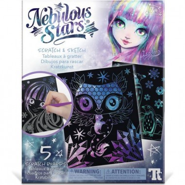 Tableaux à gratter d'Isadora - Nebulous Stars