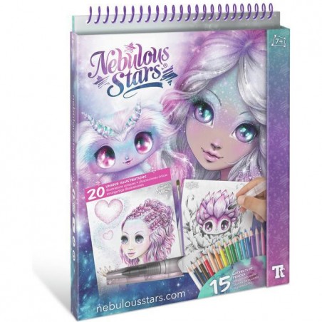 Carnet de dessins aquarelles - Nebulous Stars