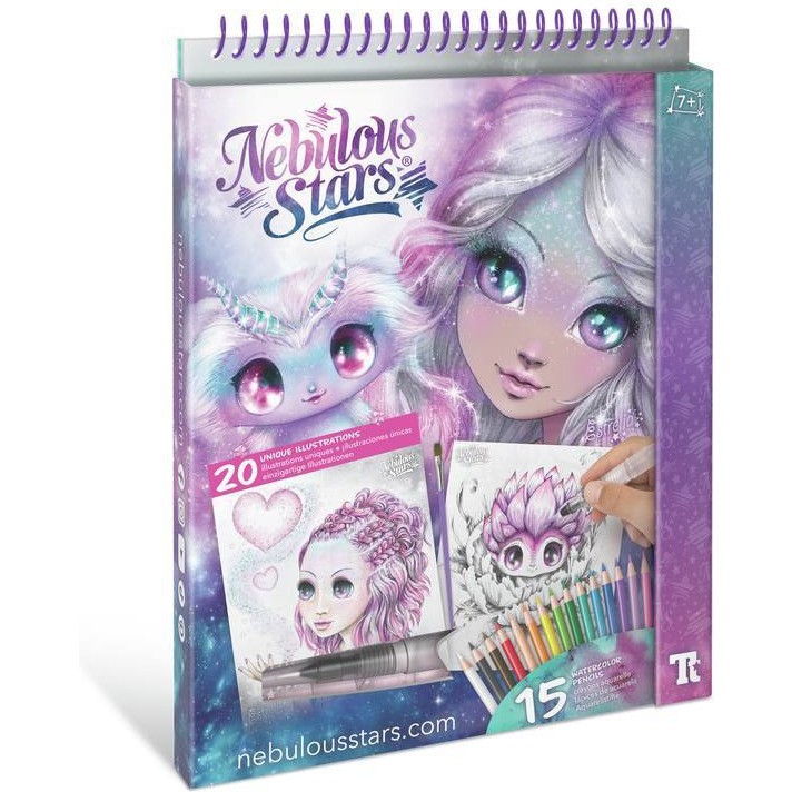 Nebulous Stars Carnet de dessins aquarelles Estrelia 