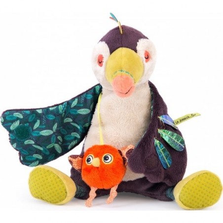 Peluche musicale toucan Dans la Jungle - Moulin Roty