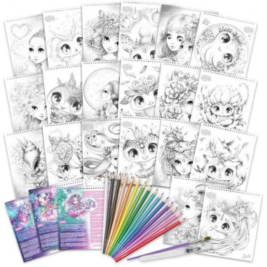 Carnet de dessins aquarelles - Nebulous Stars