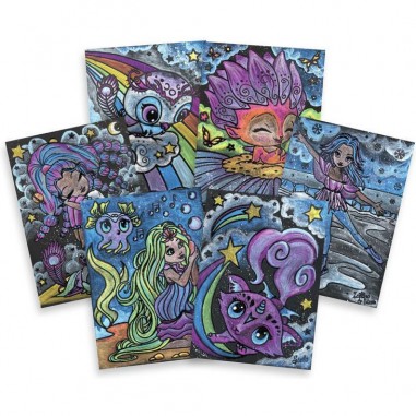 11207TT - Ensemble artistique noir absolu - Nebulous Stars