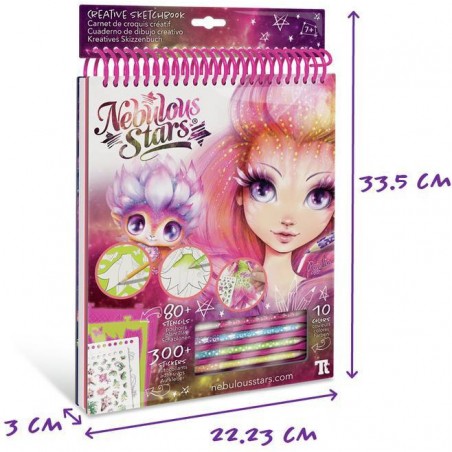 Carnet de croquis créatif - Petulia - Nebulous Stars