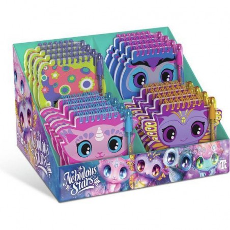 Assortiment de 4 mini carnets de notes - Nebulous Stars