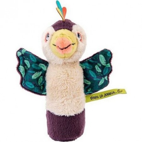 Hochet en tissu Toucan Moulin Roty
