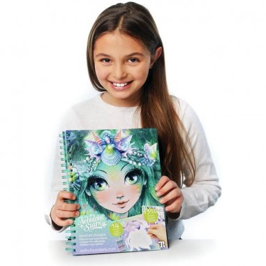 Carnet Créatif - Peinture par autocollants - Nebulous Stars