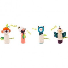 Hochet en tissu Toucan Moulin Roty 2