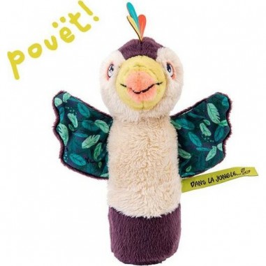 Hochet en tissu Toucan Moulin Roty
