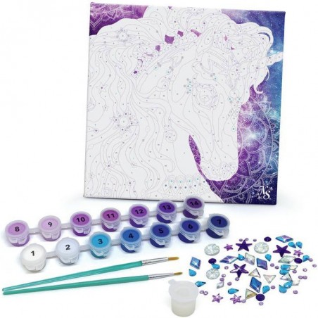 Peinture aux numéros sur toile - Nebulous Stars