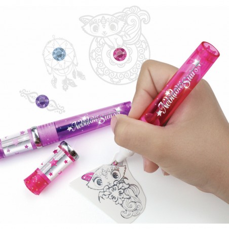 Tatouages et strass autocollants à colorier - Nebulous Stars