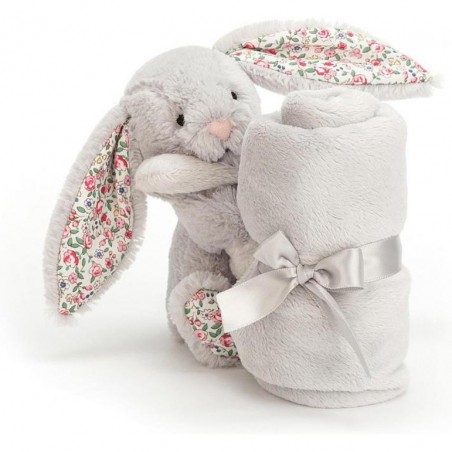Doudou Lapin Blossom Bashful Gris - Jellycat