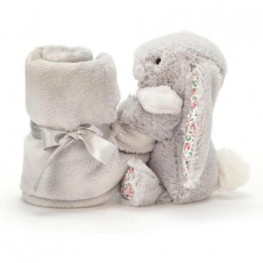 Doudou Lapin Blossom Bashful Gris - Jellycat
